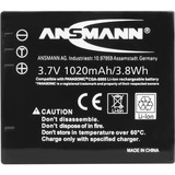 Ansmann A-Pan CGA S005 Lithium-Ion (Li-Ion) 1150 mAh, Kamera batteri 1150 mAh, 3,7 V, Lithium-Ion (Li-Ion)