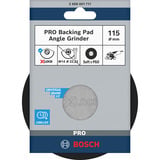 Bosch 2 608 601 711 tilbehør vinkelsliber Bagskive, Slibning pad Bagskive, 11,5 cm, Bosch, Sort, 13300 rpm, Plast