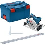 Bosch GKS 55+ GCE + FSN 1400 16,5 cm Sort, Blå 4700 rpm 1350 W, Rundsav Blå, Træ, Sort, Blå, Børstefri, 16,5 cm, 4700 rpm, 6,3 cm