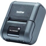 Brother RJ-2030 POS printer 203 x 203 dpi Kabel & trådløs Direkte termisk Mobil printer, Kvitterings printer Sort, Direkte termisk, Mobil printer, 203 x 203 dpi, 6 tomme/sek., 152 mm/sek., 4 cm