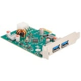 DeLOCK PCIe x1 kort til 1x ekst. USB-C PD 30W + 2 ekst. USB 3.2 Gen 1, USB-controlleren 