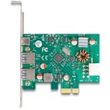 DeLOCK PCIe x1 kort til 1x ekst. USB-C PD 30W + 2 ekst. USB 3.2 Gen 1, USB-controlleren 