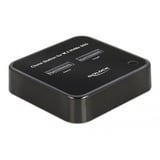 DeLOCK USB 3.0 docking- og klonstation 2 x M.2 NVMe, Docking station Sort