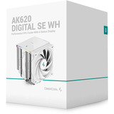 DeepCool AK620 DIGITAL SE WH, CPU køler Hvid