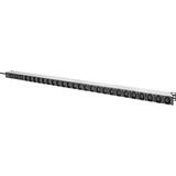 Digitus Basis IT PDU med aluminiumprofil, 24x C13, 3x C19, Strømskinne Sort/aluminium
