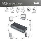 Digitus DA-71158, Drev kabinet aluminium