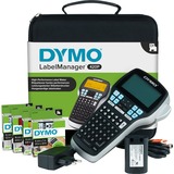 Dymo 420P etiketprinter  Etiketteringsmaskine Sort/Sølv, inkls.kuffert, 1 akku, 1 kabel 