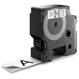 Dymo Ægte D1-etiketter | Sort tekst på hvid | 24 mm x 7 m | Selvklæbende etiketter til LabelManager-etiketprintere, Tape Sort på hvid, Polyester, Belgien, -18 - 90 °C, DYMO, LabelManager, LabelWriter 450 DUO