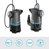 GARDENA Spildevands nedsænkningspumpe 20000 BASIC, Dyk og tryk pumper grå/Sort