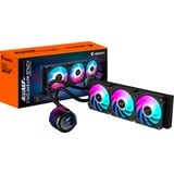 GIGABYTE AORUS WATERFORCE X II 360 Processor Alt-i-en væskekøler 12 cm Sort, Vandkøling Sort, Alt-i-en væskekøler, 12 cm, Sort