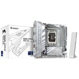 GIGABYTE B860I AORUS PRO ICE bundkort Intel B860 LGA 1851 (Socket V1) mini ITX Sølv, Intel, LGA 1851 (Socket V1), Intel Core Ultra (Serie 1), Intel Core Ultra (Series 2), LGA 1851, DDR5-SDRAM, 128 GB