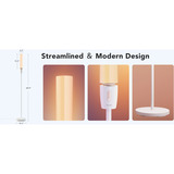 Govee RGBICWW Cylinder Gulvlampe, LED lys 