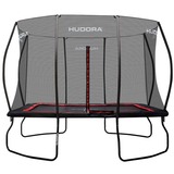 HUDORA 4Square Trampolin 215x305, Fitnessredskab Sort/Rød