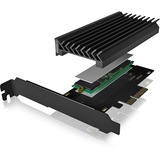 ICY BOX IB-PCI224M2-ARGB interface-kort/adapter Intern M.2 Sort, PCIe, M.2, PCIe 4.0, Sort, Passiv, Kina
