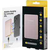 Intenso Magnetic Wireless Powerbank MW10000 Rosé, Power Bank Rosa