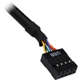 Inter-Tech CI-02 kortlæser USB 2.0 Intern Sort Sort, Kompakt flash (CF), CF Type II, MMC, MS Duo, MS Micro (M2), MS PRO, MS PRO Duo, Hukommelsesstick..., Sort, 3.5", 480 Mbit/s, Data, Strøm, USB 2.0