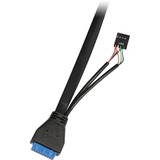 Inter-Tech IPC 4U-4508, Server boliger Sort