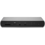 Kensington SD5700T Thunderbolt™ 4 Docking Station grå/Sort, Ledningsført, Thunderbolt 4, 90 W, 3,5 mm, 100,10,1000 Mbit/s, Grå