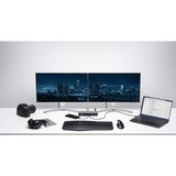 Kensington SD5700T Thunderbolt™ 4 Docking Station grå/Sort, Ledningsført, Thunderbolt 4, 90 W, 3,5 mm, 100,10,1000 Mbit/s, Grå