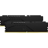 Kingston FURY FURY Beast 32GB 5600MT/s DDR5 CL36 DIMM (sæt med 2) Black, Hukommelse Sort, 32 GB, 2 x 16 GB, DDR5, 288-pin DIMM