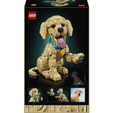 LEGO Ikoner Golden Retriever hvalp, Bygge legetøj 