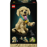 LEGO Ikoner Golden Retriever hvalp, Bygge legetøj 