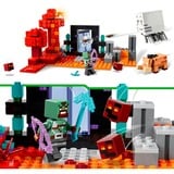 LEGO Minecraft Baghold ved Nether-portalen, Bygge legetøj Byggesæt, 8 År, Plast, 352 stk, 559 g