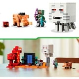 LEGO Minecraft Baghold ved Nether-portalen, Bygge legetøj Byggesæt, 8 År, Plast, 352 stk, 559 g