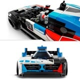 LEGO Speed Champions BMW M4 GT3 og BMW M Hybrid V8-racerbiler, Bygge legetøj Byggesæt, 9 År, Plast, 676 stk, 789 g
