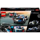 LEGO Speed Champions BMW M4 GT3 og BMW M Hybrid V8-racerbiler, Bygge legetøj Byggesæt, 9 År, Plast, 676 stk, 789 g