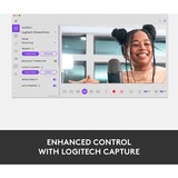 Logitech StreamСam webcam 1920 x 1080 pixel USB 3.2 Gen 1 (3.1 Gen 1) Hvid Hvid, 1920 x 1080 pixel, Fuld HD, 60 fps, 1080p, 2 - 3.7 mm, 0.1 m