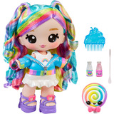 MGA Entertainment Yummiland Large Doll + Lipgloss Pet- Rainbow (Skyler Rainbow Belt), Dukke Stor dukke, Hunstik, 4 År, Dreng/Pige, 250 mm, Flerfarvet
