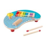 Mattel Fisher-Price-musikbord i træ med percussioninstrumenter, 3 dele, Musik legetøj 3 dele, 2 År, Klingende