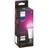 Philips Hue A67 - E27 pære - 1600lm - 1-pak, LED-lampe Philips Hue White and Color ambiance A67 - E27 pære - 1600lm - 1-pak, Smart pære, Hvid, Bluetooth/Zigbee, LED, E27, 2000 K