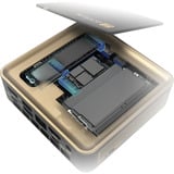 SAPPHIRE EDGE AI 340, Barebone Sort/Guld