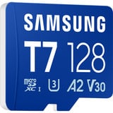 Samsung T7 microSDXC 128 GB, Hukommelseskort Blå