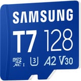Samsung T7 microSDXC 128 GB, Hukommelseskort Blå