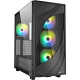 Sharkoon Rebel C80G RGB , Towerkabinet Sort