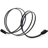 SilverStone CP11 SATA-kabel 0,5 m Sort Sort, 0,5 m, SATA III, Hanstik/Hanstik, Sort