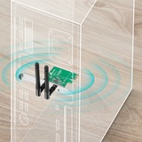 TP-Link TL-WN881ND Intern WLAN 300 Mbit/s, Wi-Fi-adapter Intern, Trådløs, PCI Express, WLAN, 300 Mbit/s, Grøn
