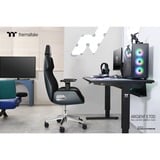 Thermaltake ARGENT E700 PC gamingstol Sort, Spil pladser Sort, PC gamingstol, 150 kg, 170 cm, 190 cm, Sølv, Aluminium