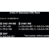 Wera 3160 i/7 Skruetrækkersæt Kraftform Plus, rustfrit stål + stativ Rød/Blå