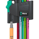 Wera 950/7 Hex-Plus Multicolour Magnet 1 vinkelnøglesæt, 7 dele, Skruetrækker 