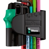 Wera 950/7 Hex-Plus Multicolour Magnet 1 vinkelnøglesæt, 7 dele, Skruetrækker 