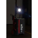 Wiha Batteridrevet arbejdslygte 30 watt, Byggeri spotlight Sort/Rød