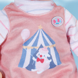 ZAPF Creation BABY born Romper Apricot 36cm, Dukke tilbehør BABY born Romper Apricot 36cm, Dukkesparkedragt, 1 År