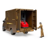 bruder MB Sprinter UPS med chauffør og tilbehør, Model køretøj Brown