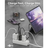 goobay USB-C PD GaN Dual Hurtigoplader Slim 30 W Sort