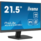 iiyama ProLite XU2293HSU-B7 computerskærm 54,6 cm (21.5") 1920 x 1080 pixel Fuld HD LED Sort, LED-skærm Sort (mat), 54,6 cm (21.5"), 1920 x 1080 pixel, Fuld HD, LED, 1 ms, Sort