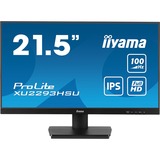 iiyama XU2293HSU-B7, LED-skærm Sort (mat)